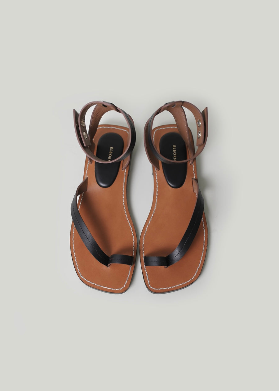Pre-Order [10%] Comet Ankle Strap Sandals (Black)