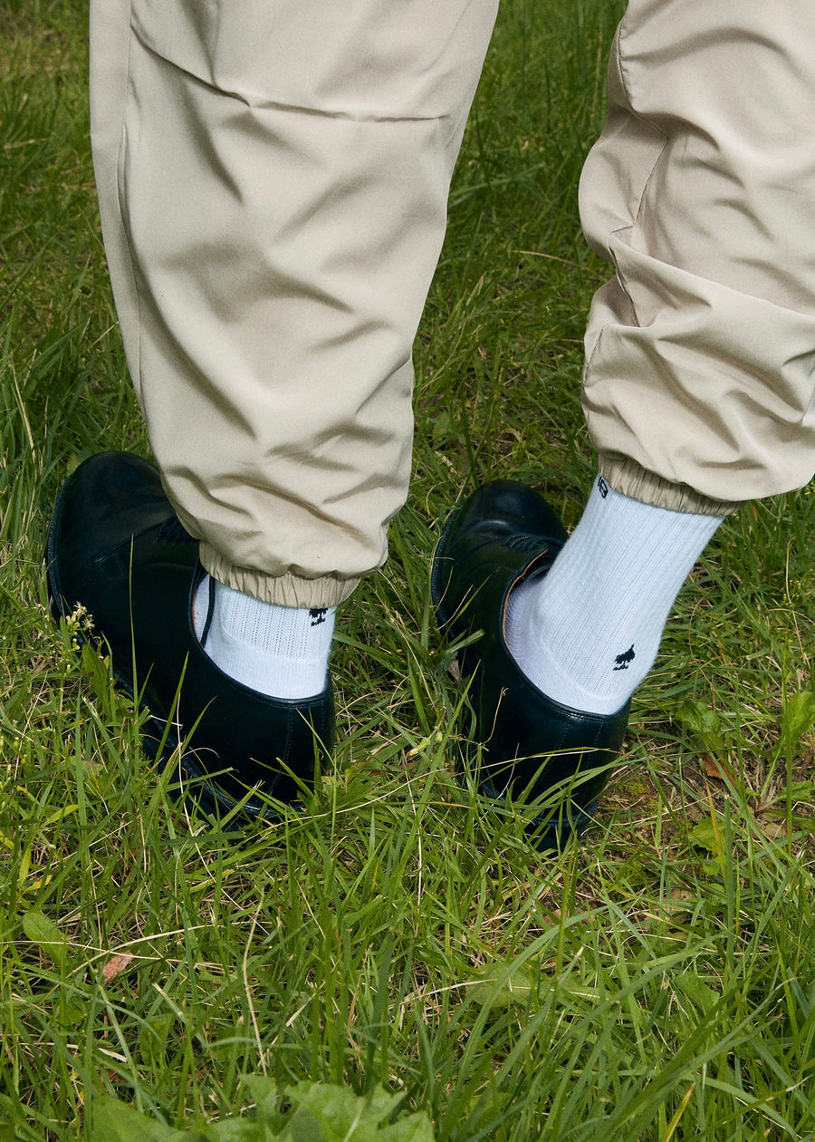 Basic Logo Socks (White/Black)
