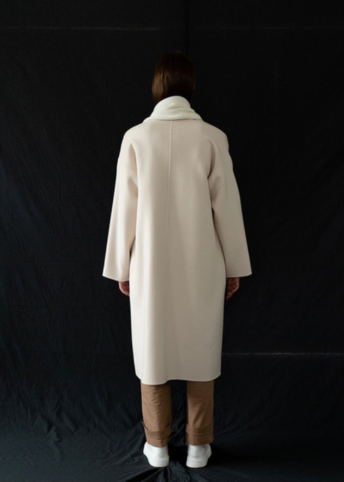MAYFAIR WOOL COAT &  MUFFLER |  LEHA