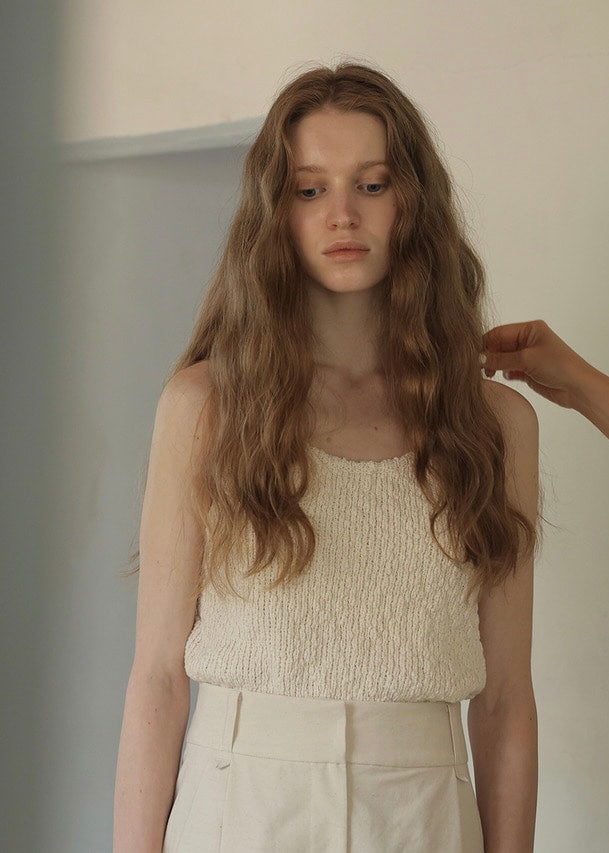 Walnut Knit Top (ivory)