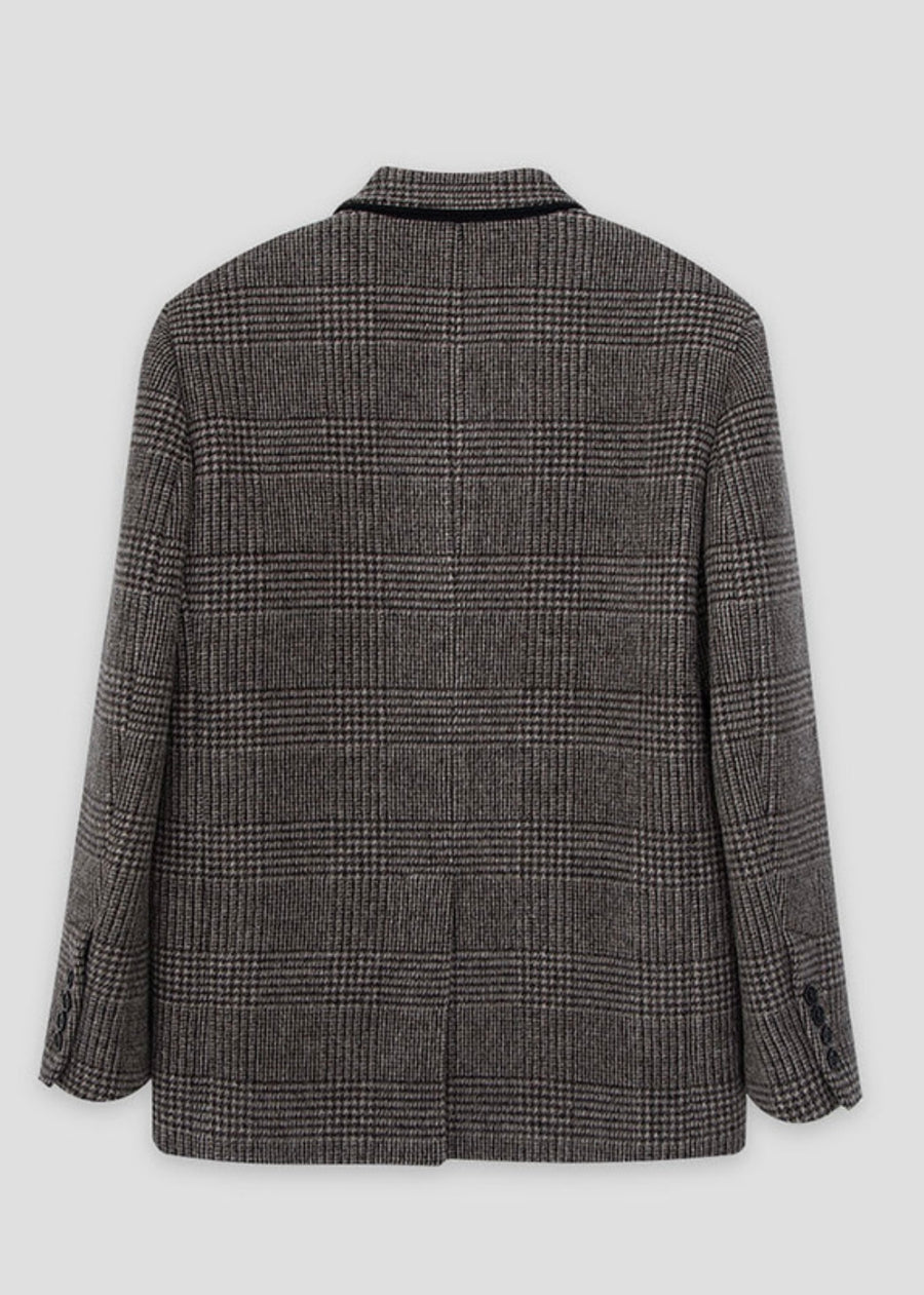 [LEHA] CROSBY JACKET -BROWN