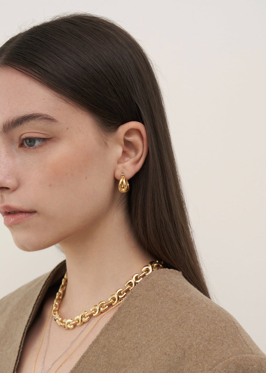 Twist Bold E_Small Gold| S.S.IL [ RE-STOCK ]