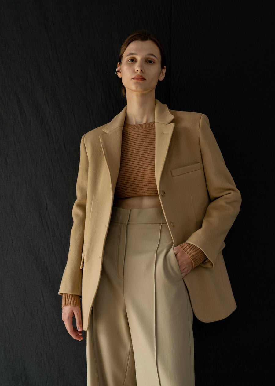 Lambswool-cashmere blend Jacket | LEHA