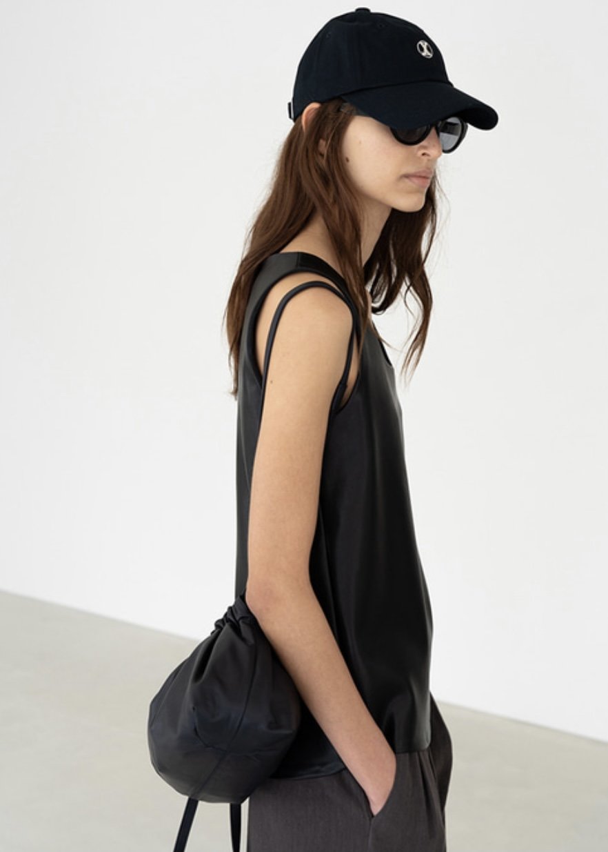 Sand Drawstring bag (Dark Navy)
