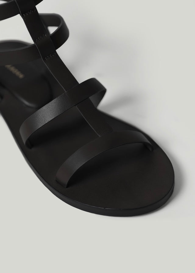 Pre-Order [10%] Martin Strap Sandals (Black)