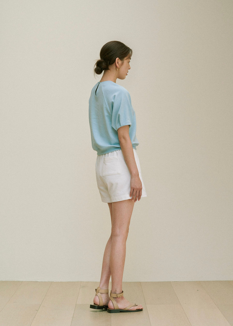 French Terry Blouse (Ocean air)