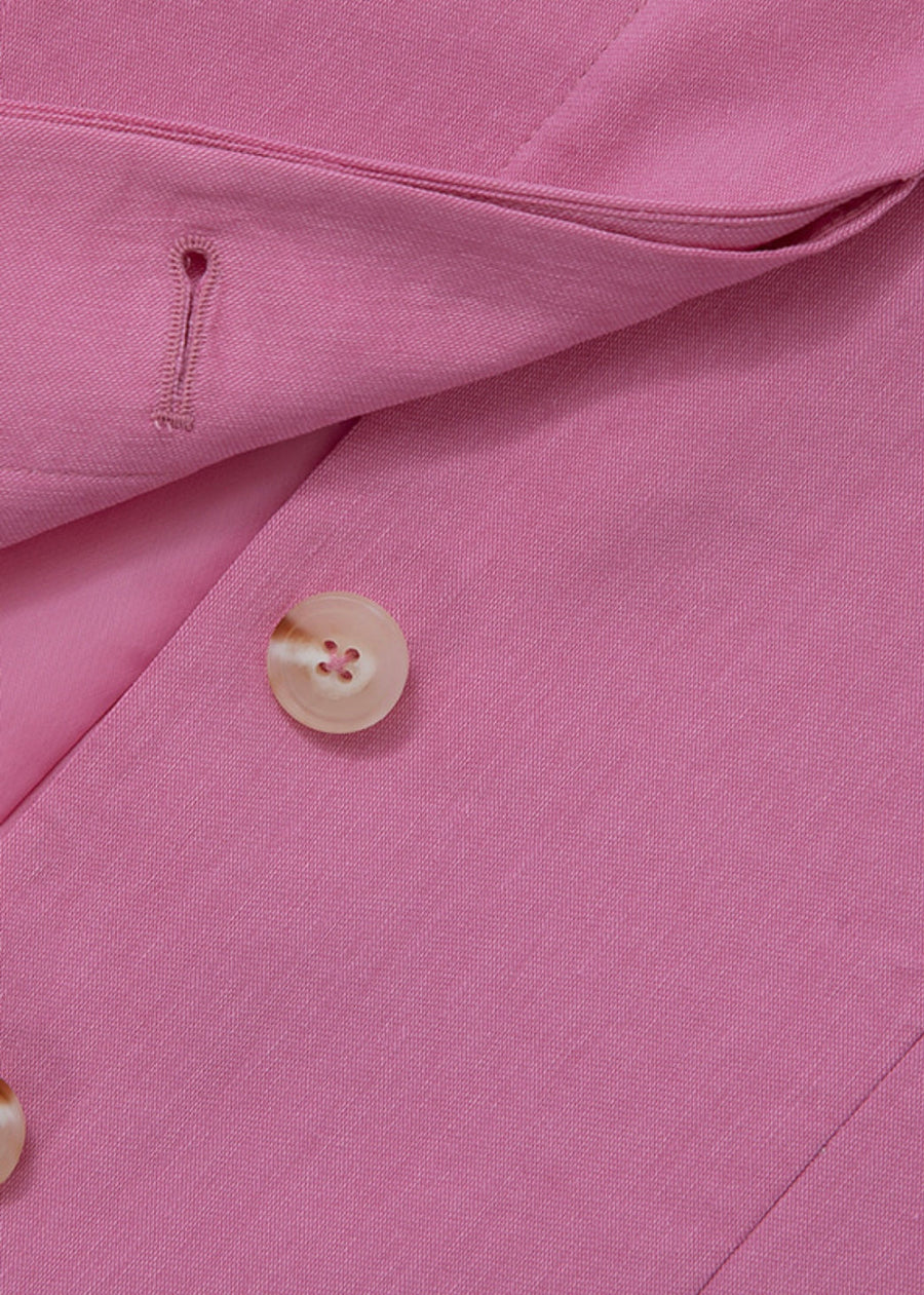 [Re-Order] Marta single breast jacket (Pink)