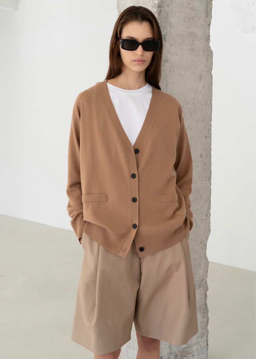 CAMEL BERMUDA PANTS | LEHA