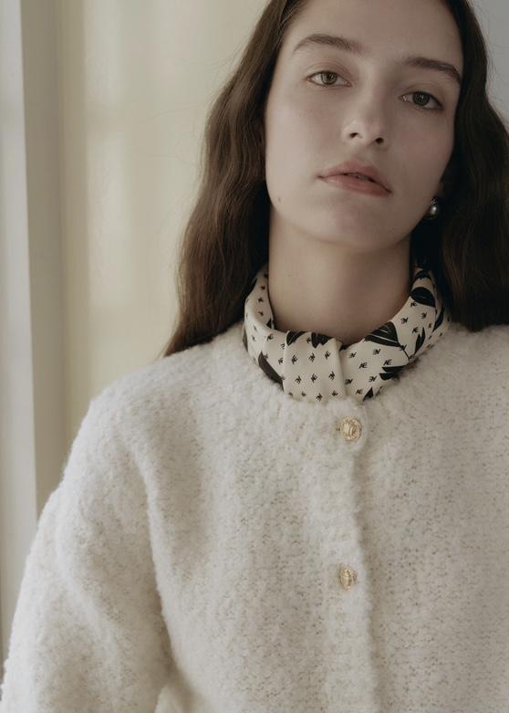 [Re-stock] Belle Boucle Cardigan (Ivory)