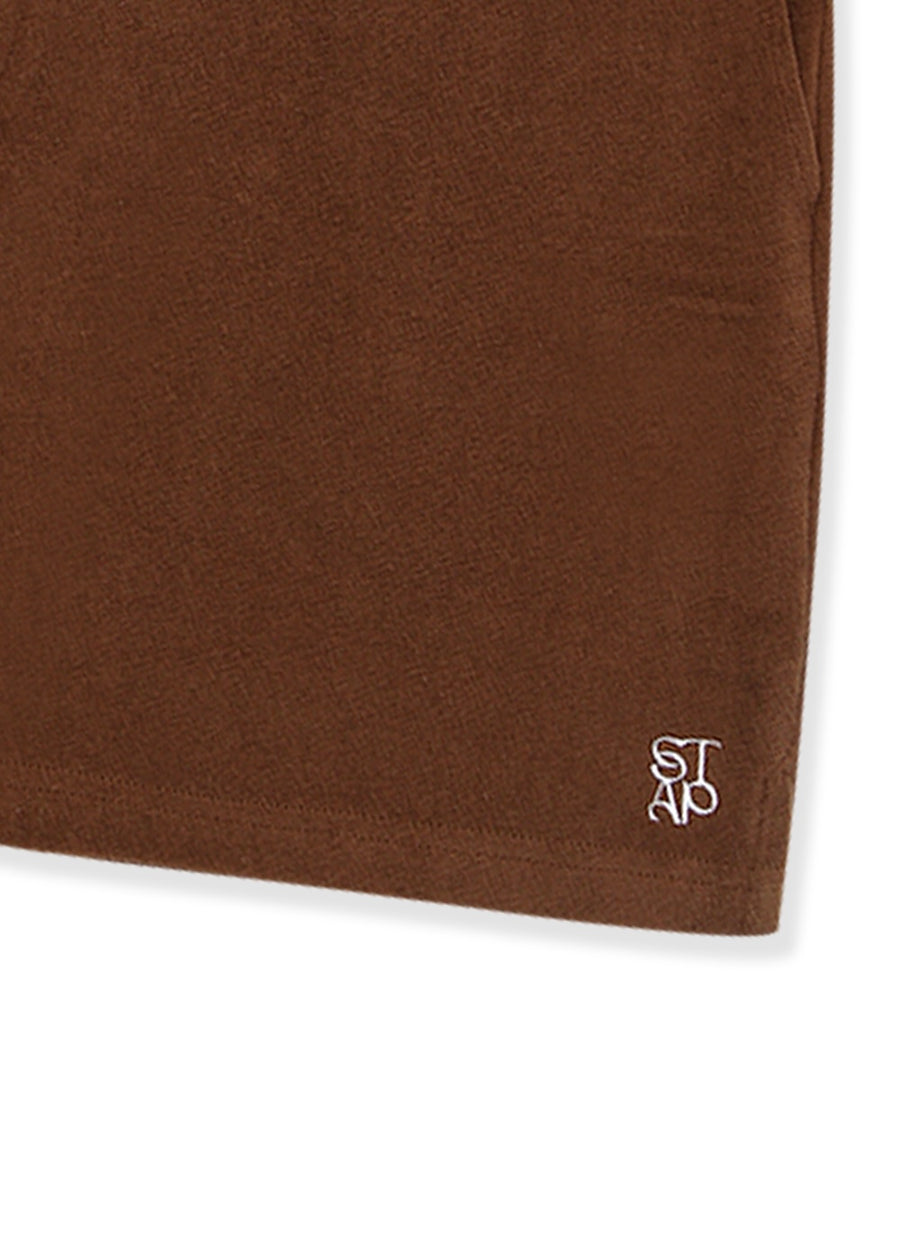 [STUDIO & PARC] Bacatel Terry Short Pants -Brown