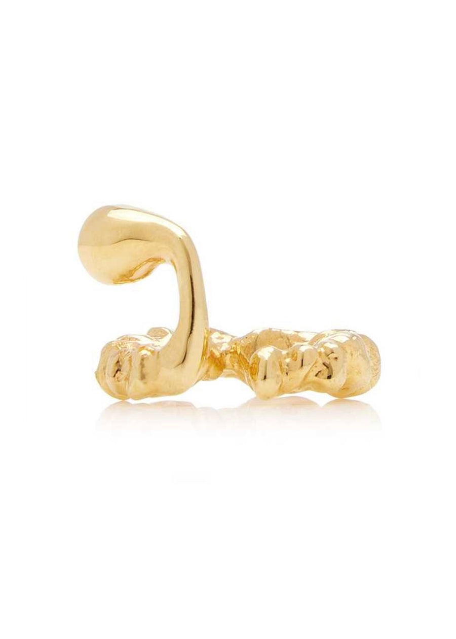 [ISABELLA ETOU] Crush Sterling Gold Topaz Earcuff