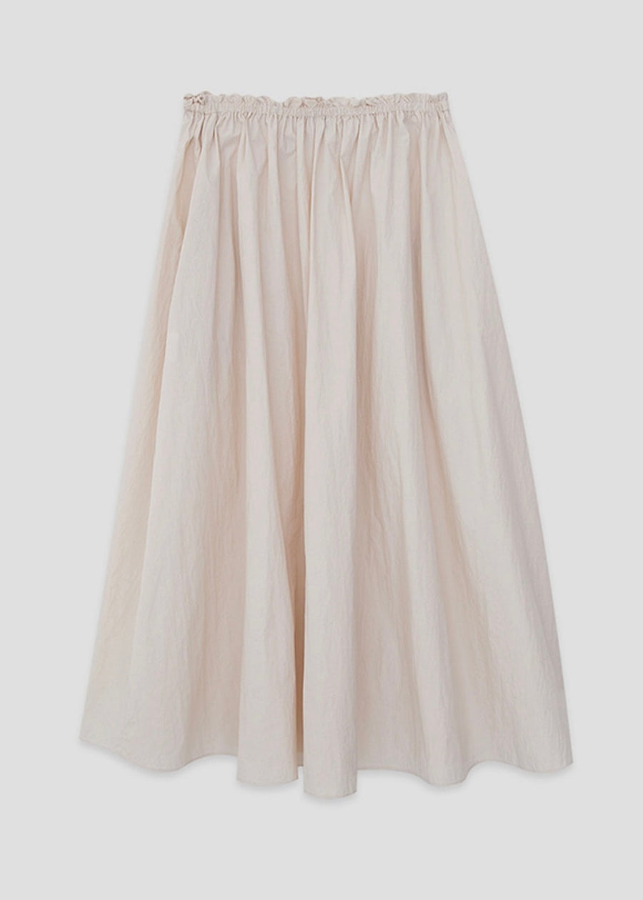 Emma nylon skirt (Cream)