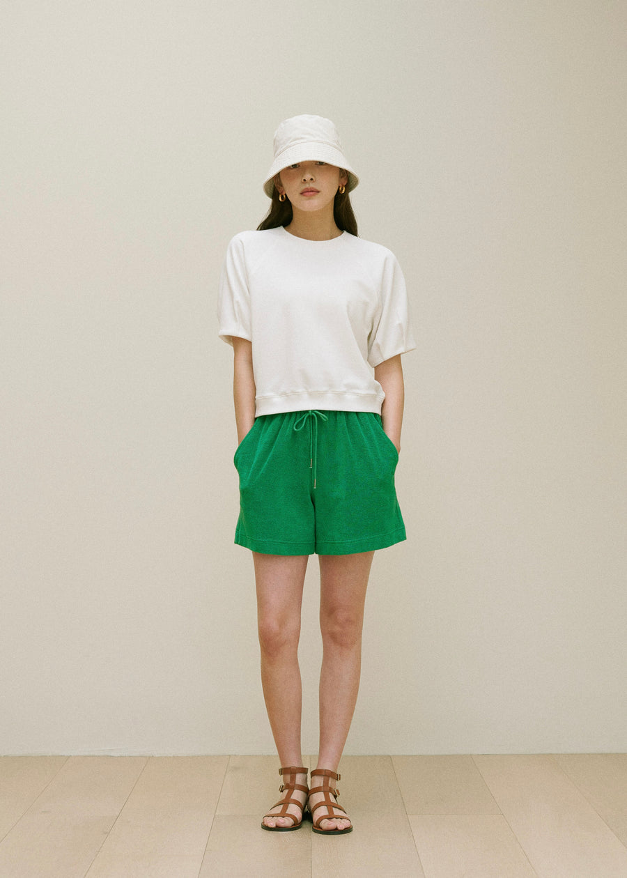 French Terry Blouse (White)