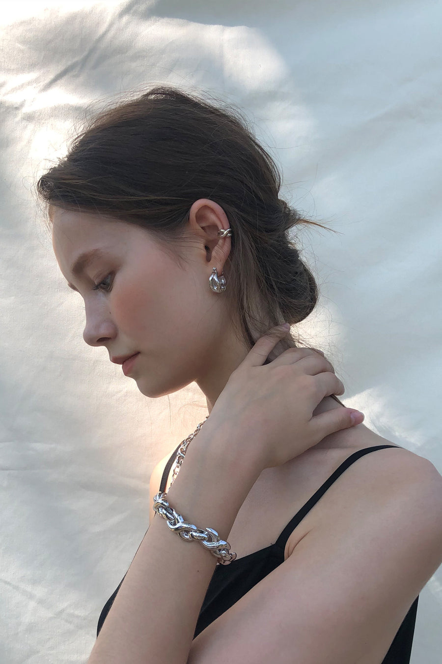 Twist Bold Earcuff | S_S.IL