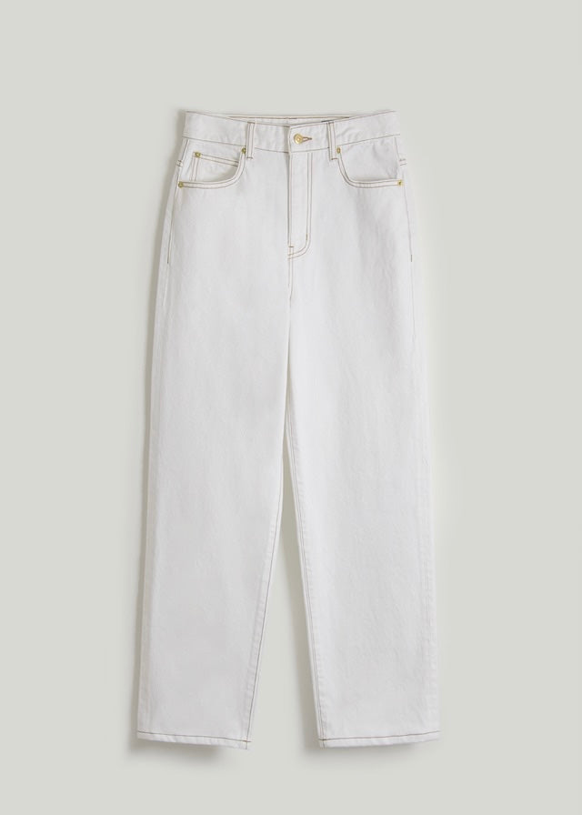 Daisy Denim Pants (Ivory)