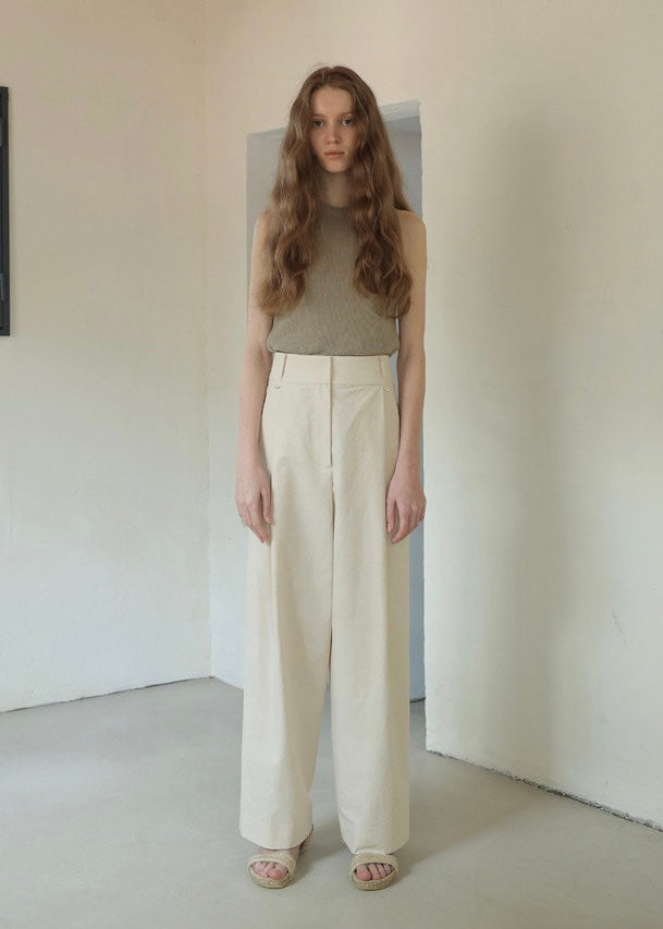 Ribbed Knit Top (Vintage Khaki)