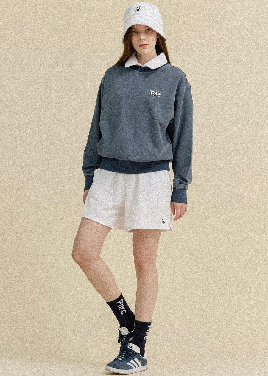 [STUDIO & PARC] Set Bacatel Terry T-shirt & Short Pants -White