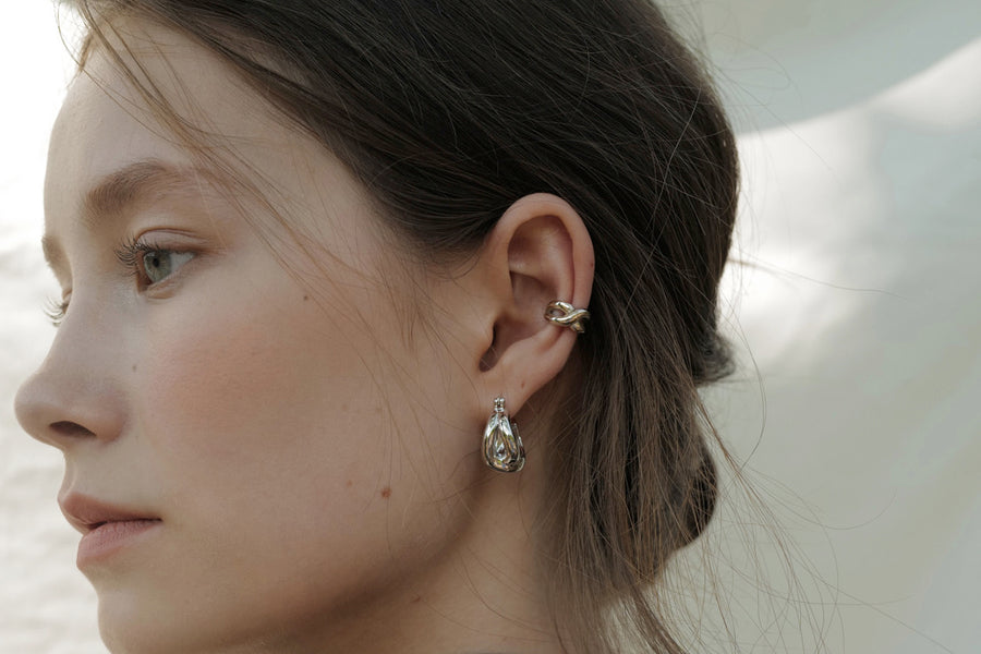Twist Bold Earcuff | S_S.IL