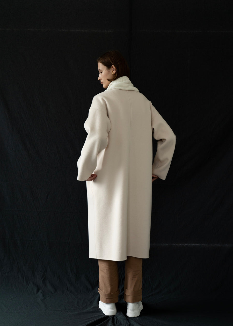 MAYFAIR WOOL COAT &  MUFFLER |  LEHA