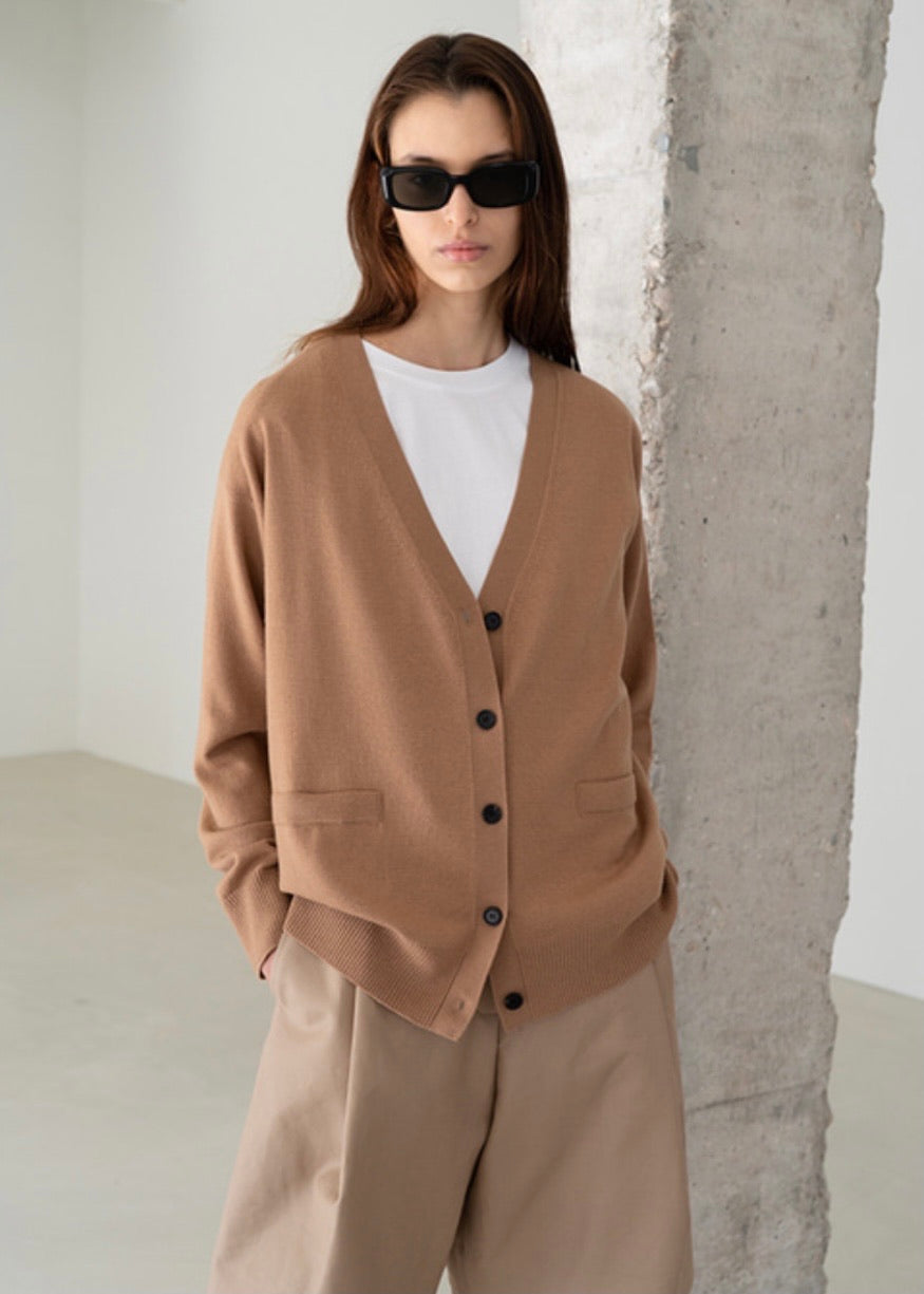 V-NECK CARDIGAN | LEHA