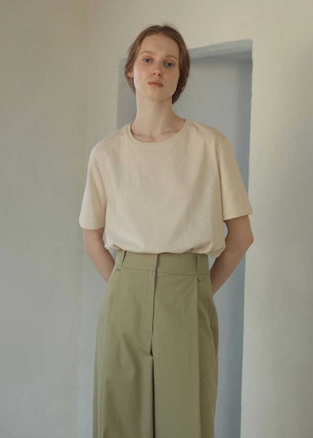 Washing t-shirt (Cream)
