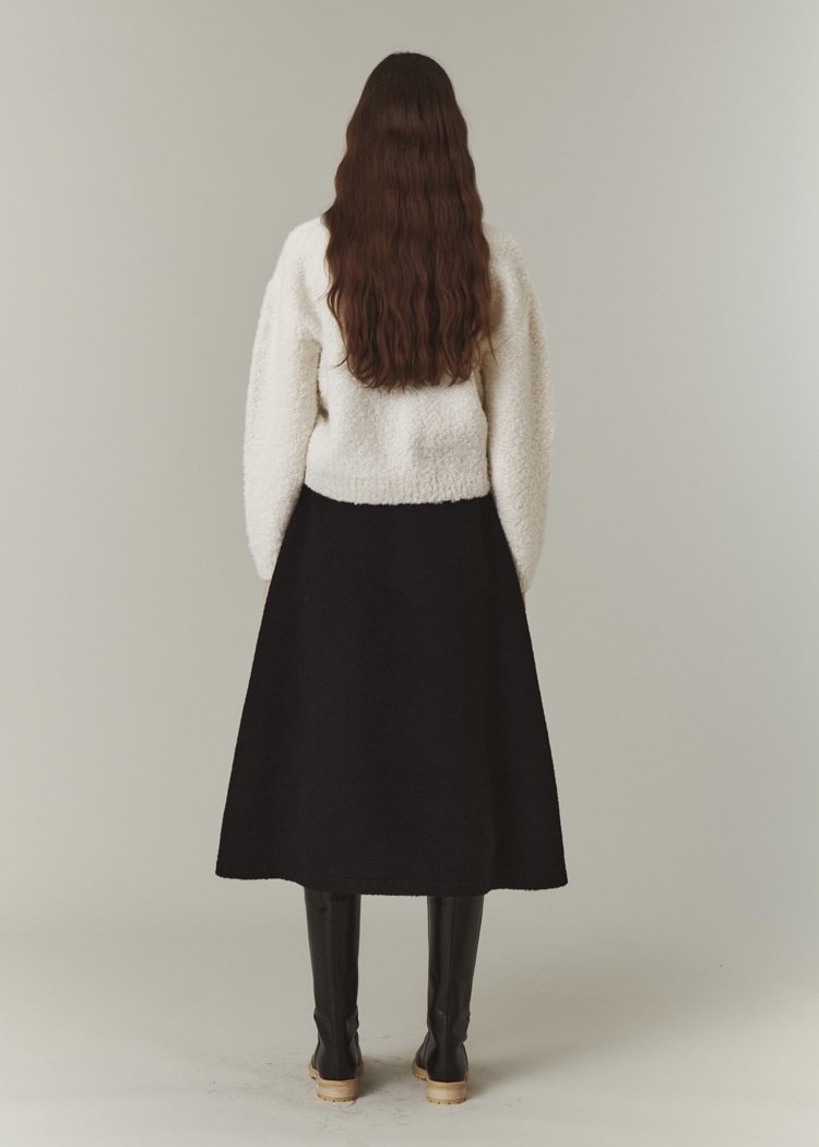 [Re-stock] Belle Boucle Cardigan (Ivory)