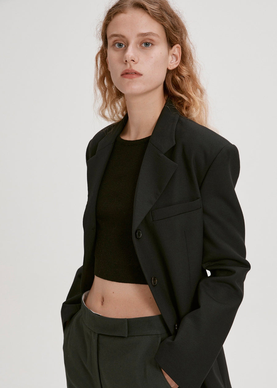 STRUCTURED WOOL BLAZER | RECTO