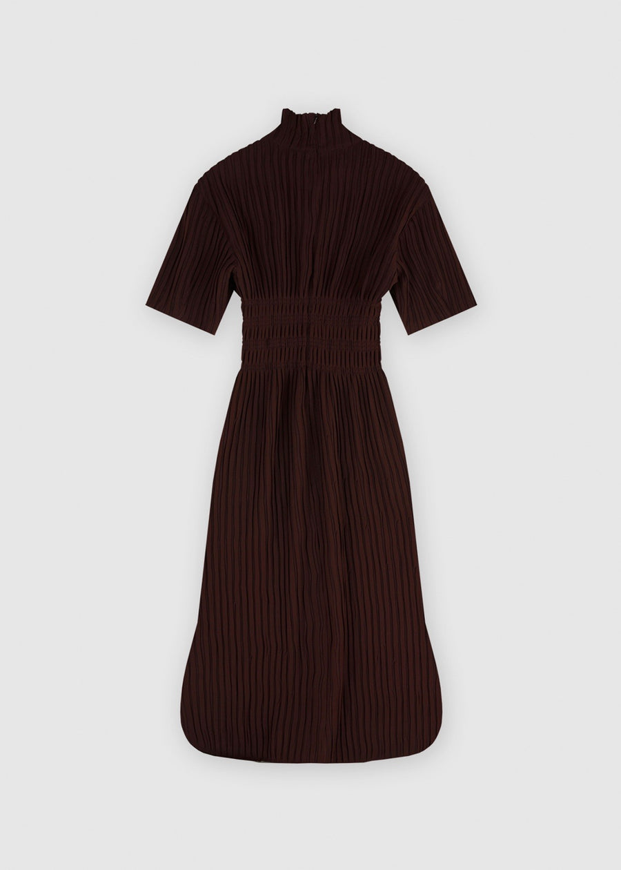 TEXTURED TURTLENECK DRESS  | RECTO