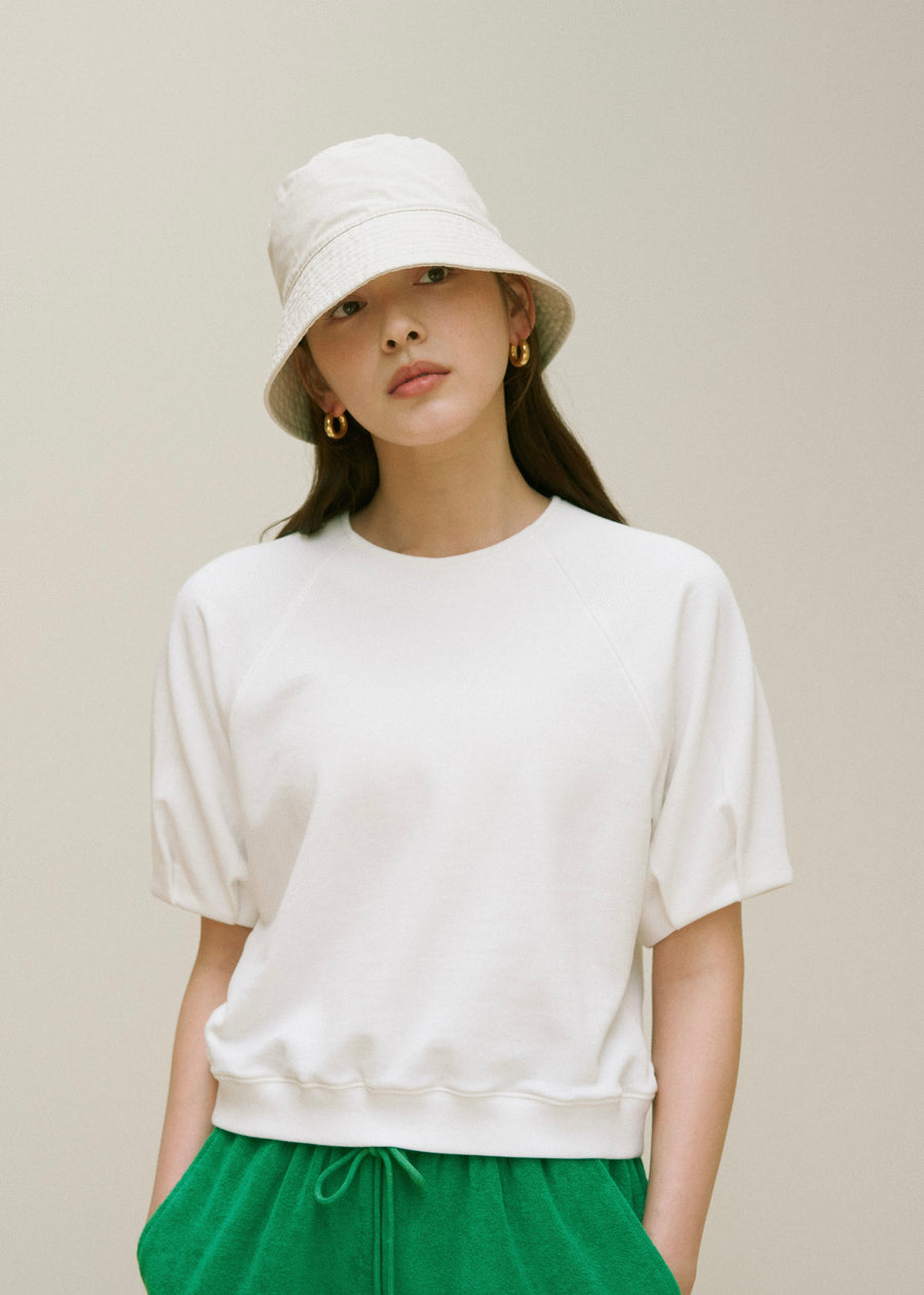 French Terry Blouse (White)