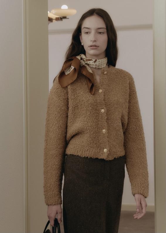 [Re-stock] Belle Boucle Cardigan (Camel)