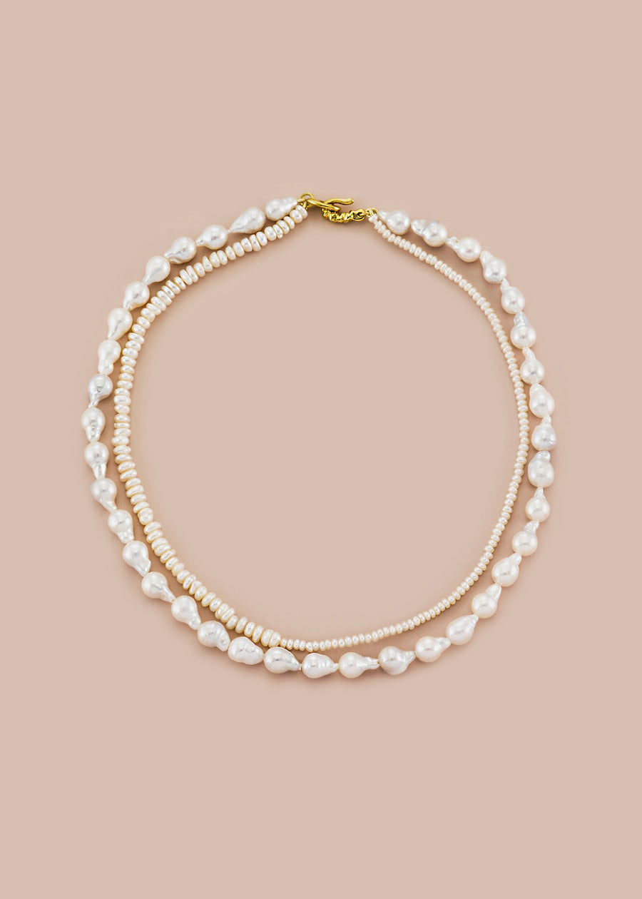 [ISABELLA ETOU] Mini Baroque Double Collar Necklace
