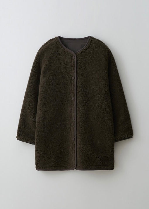 [MOIA] Reversible coat -Smoke brown