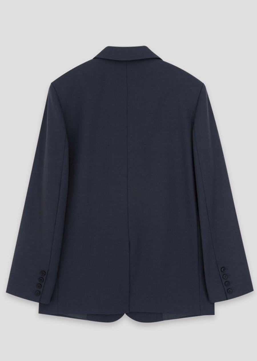 RE-ORDER [LEHA] GREYSTONE SINGLE BREAST JACKET-GRAPHITE