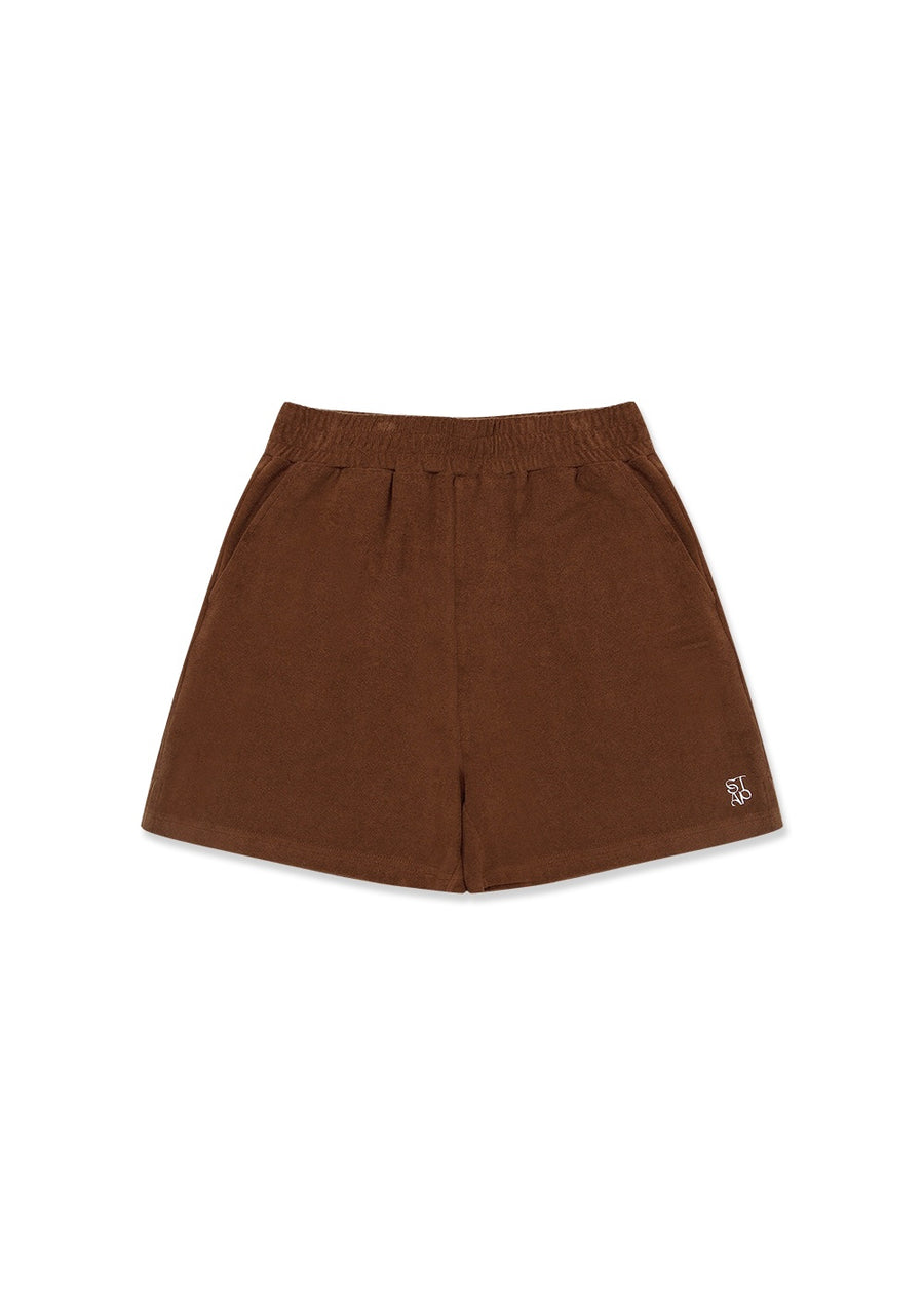 [STUDIO & PARC] Bacatel Terry Short Pants -Brown