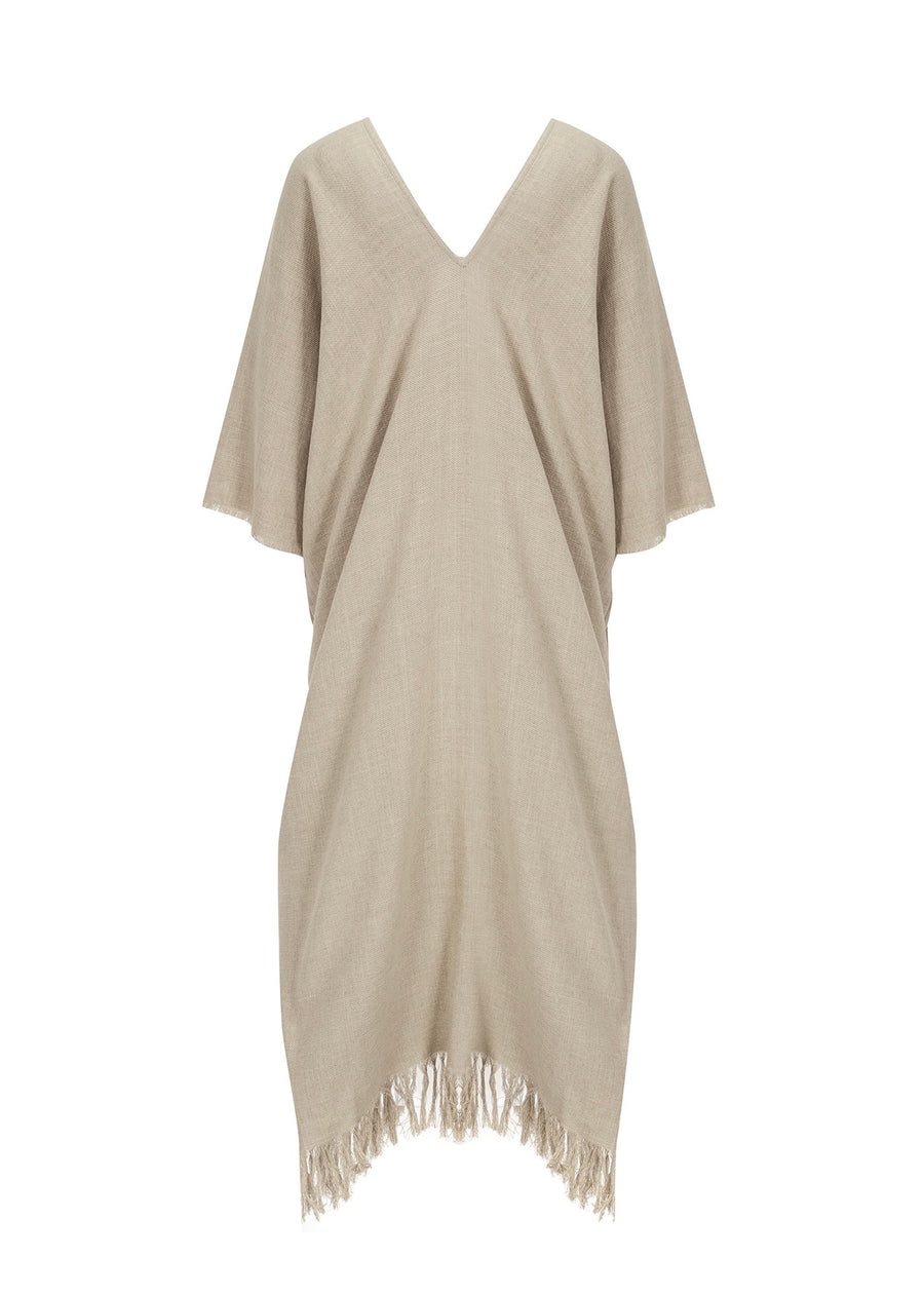 V-NECK TASSEL DRESS | MISSING YOU ALREADY