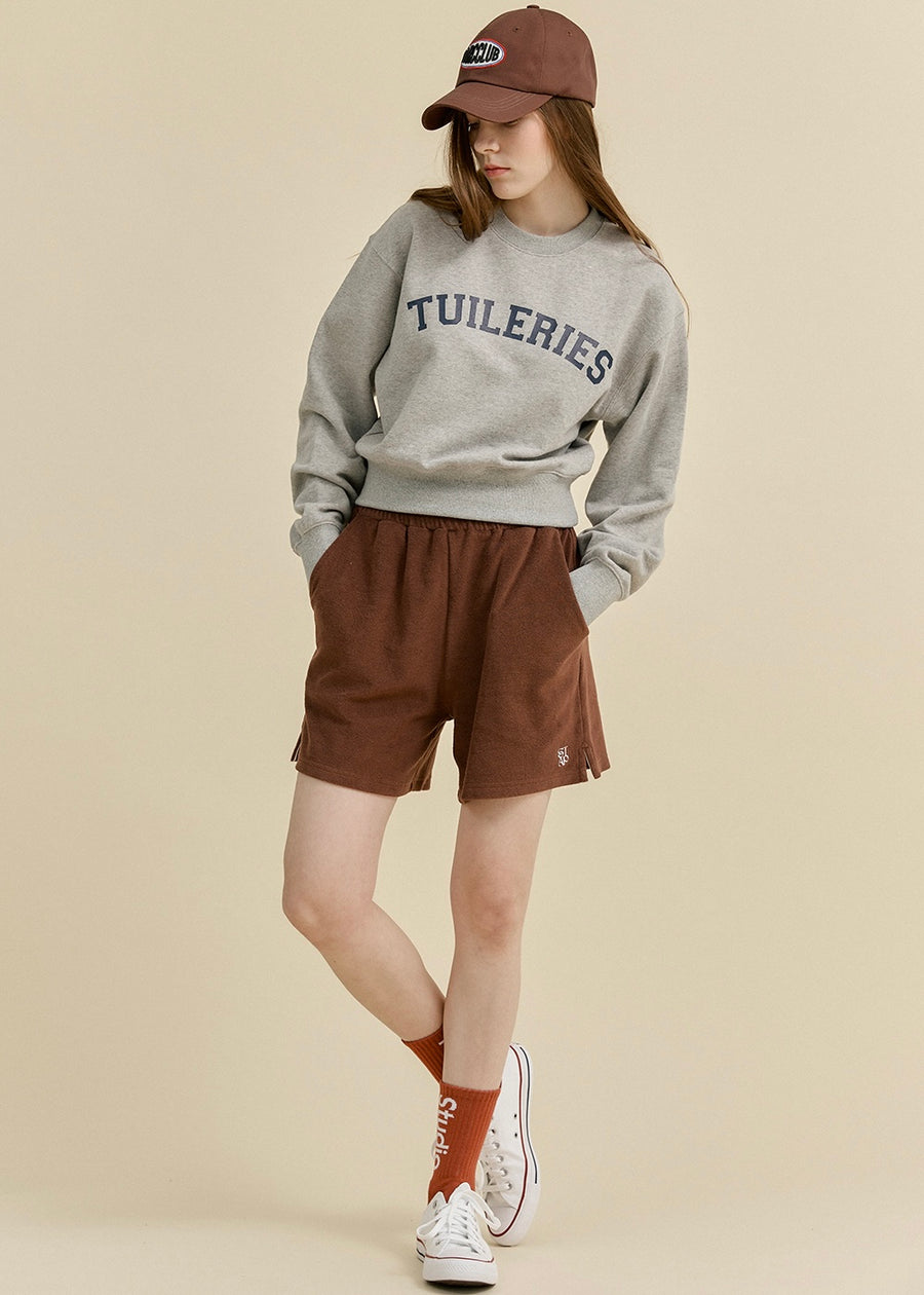 [STUDIO & PARC] Bacatel Terry Short Pants -Brown