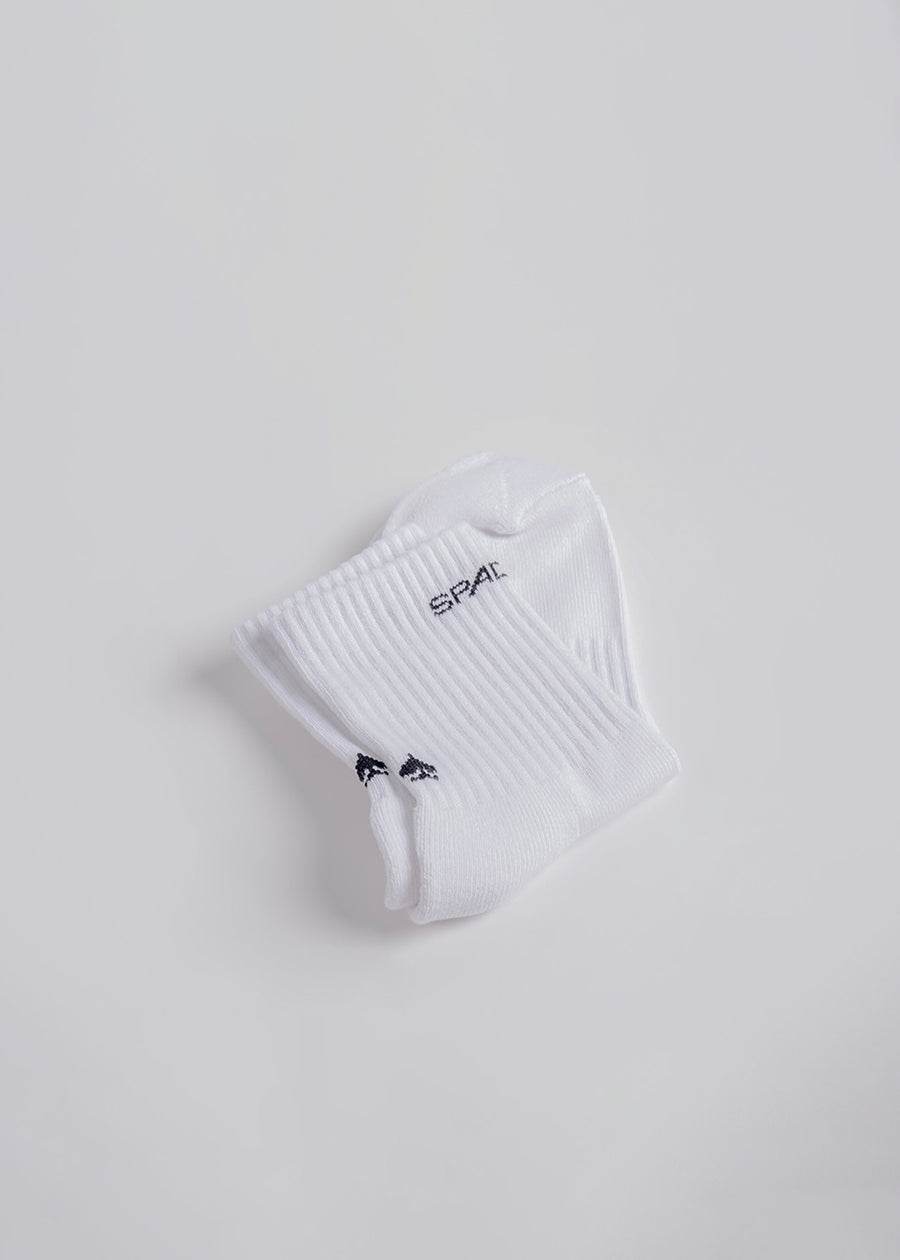 Basic Logo Socks (White/Black)