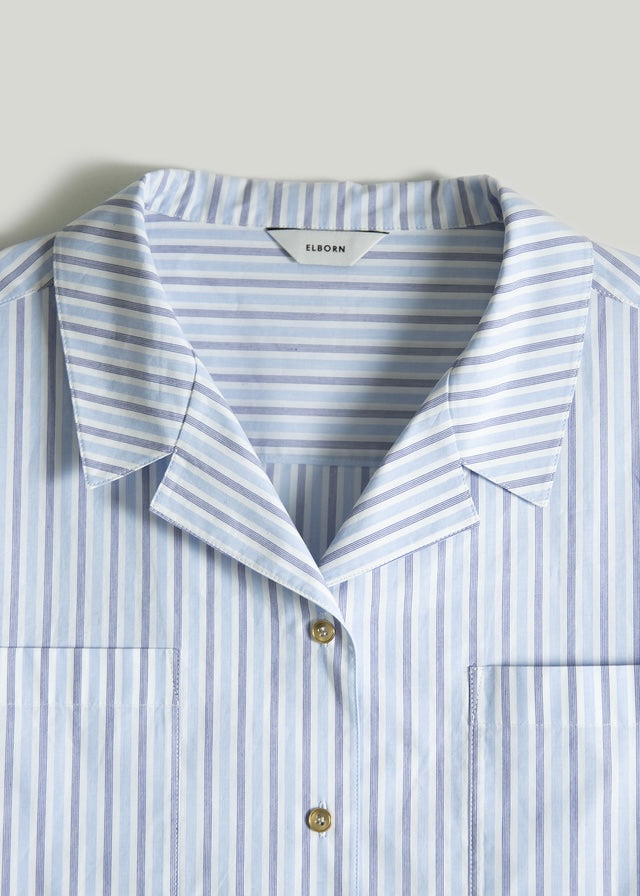 Half-sleeves Shirt (Stripe)