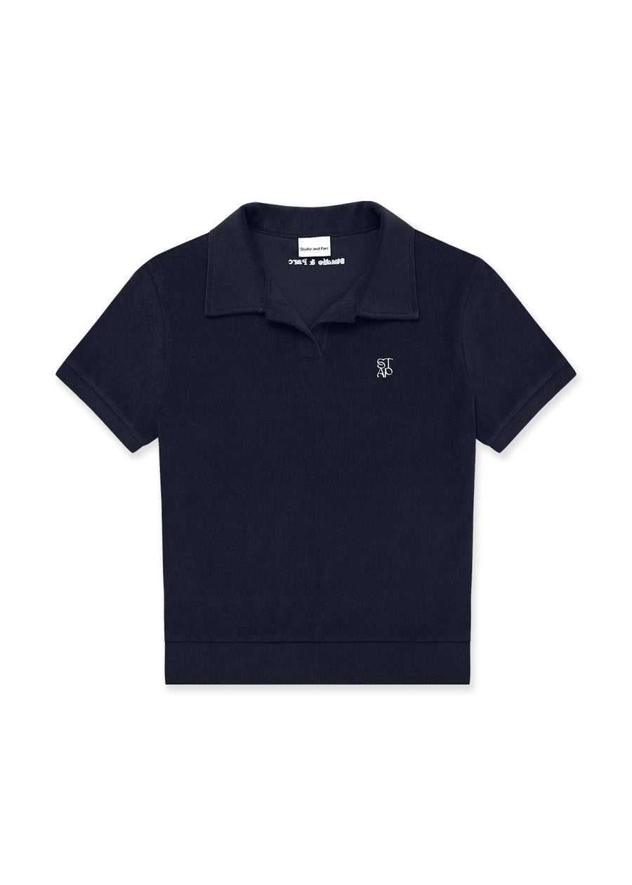 [STUDIO & PARC] Set 10% off | Bacatel Terry T-shirt & Short Pants -Navy