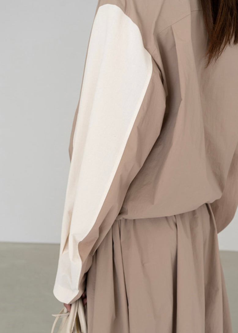 [Re-stock] Emma nylon Jacket (Beige)