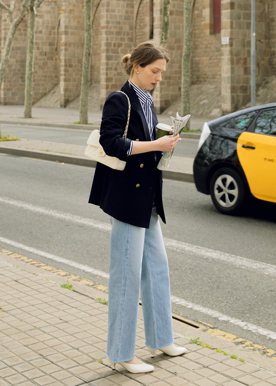 Numero 126: Saint Double Breasted Blazer (Deep Navy)