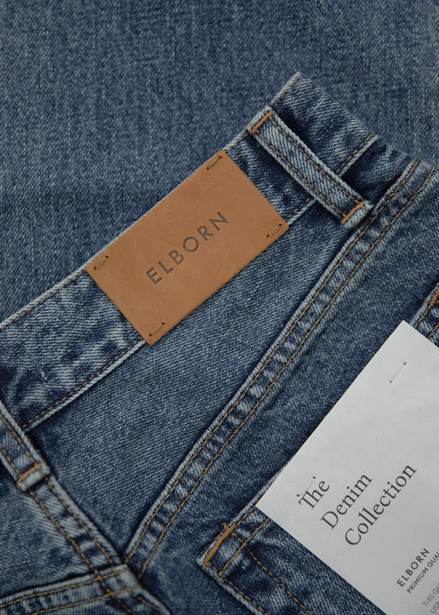 Gabi Denim Pants (Deep Blue)