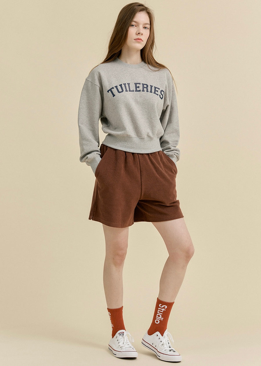 [STUDIO & PARC] Bacatel Terry Short Pants -Brown