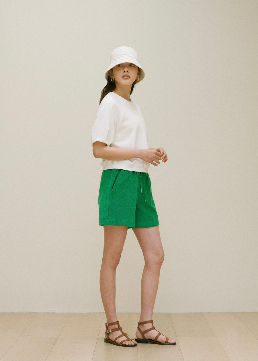 French Terry Blouse (White)