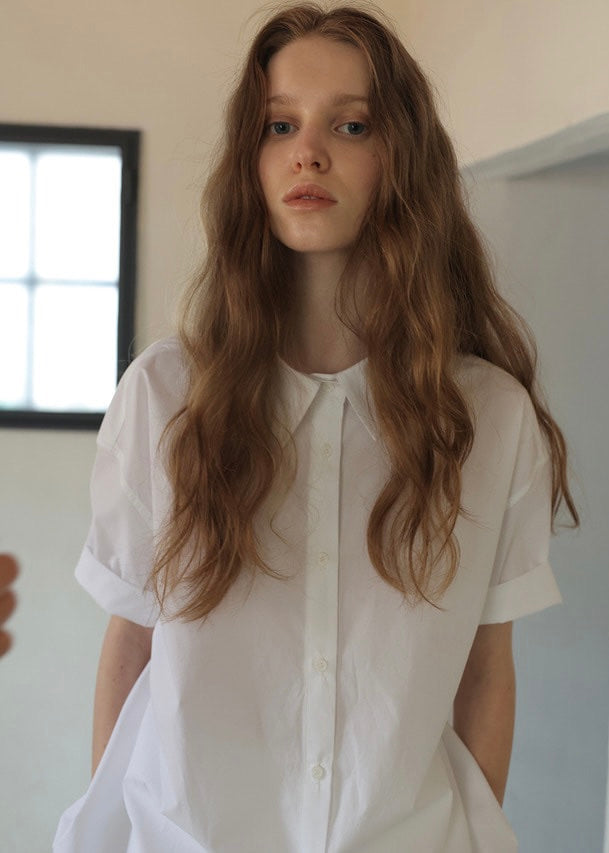 Half Box Shirt (White)