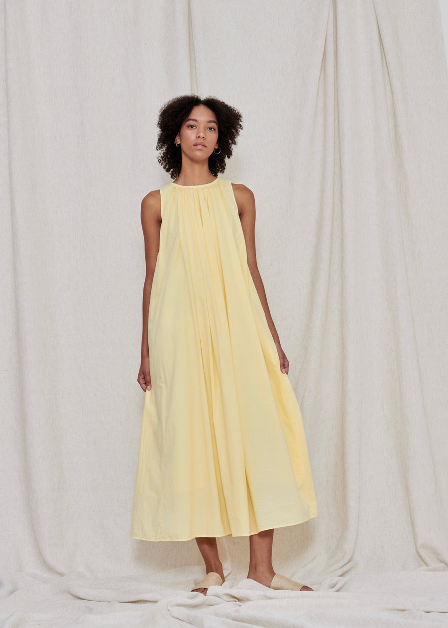 ORGANIC SHIRRING DRESS | MISSING YOU ALREADY