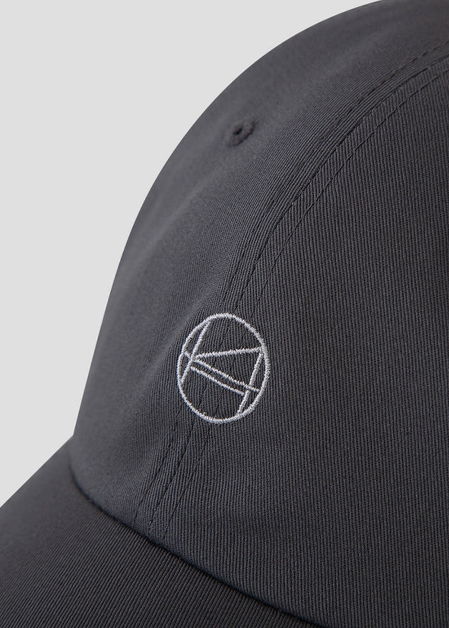 Baseball cap with embroidered logo (Anthracite)