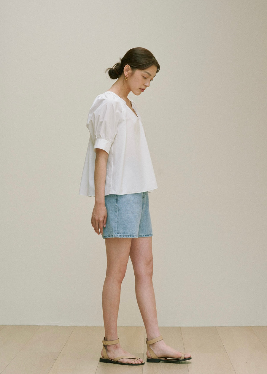 City Denim Short (Light blue)
