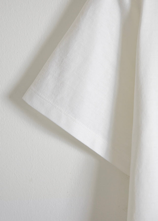 Crown neck T-shirt (White)