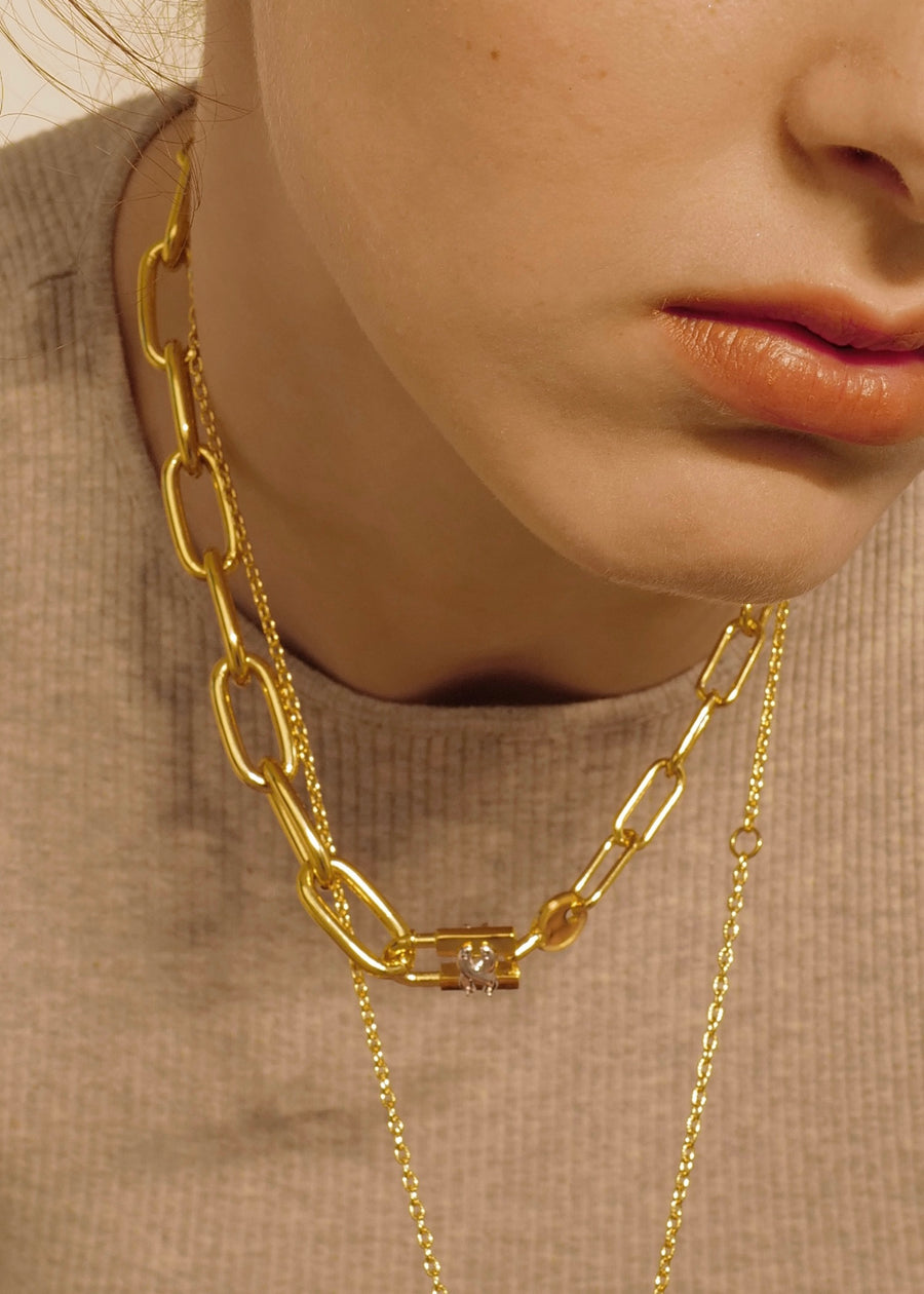 Lock Choker Gold | S_S.IL